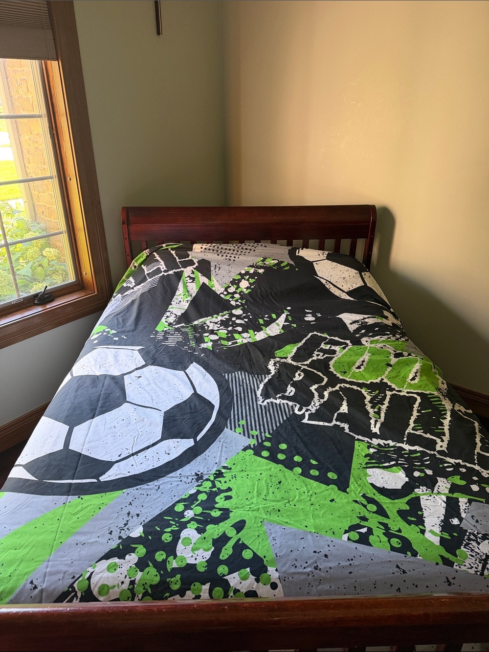 Soccer ⚽️ theme duvet cover